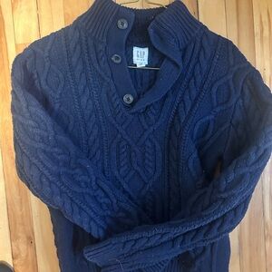 GAP Kids Navy Cable Knit Sweater Size 12